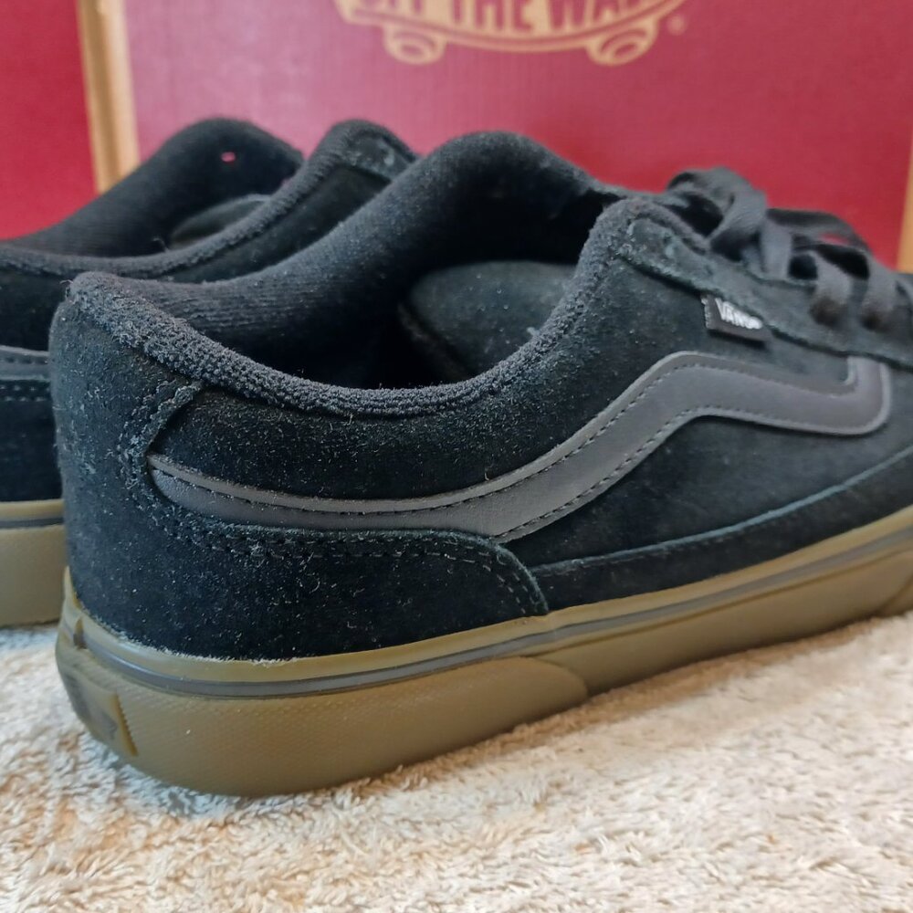 Vans Men's 9.5/Women's 11 Bearcat Black/Dark Gum VN000DT239L New - Picture 7 of 12
